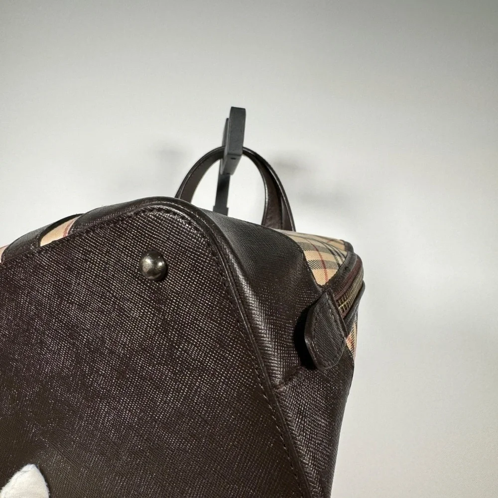 Burberry Vintage Nova Check Satchel